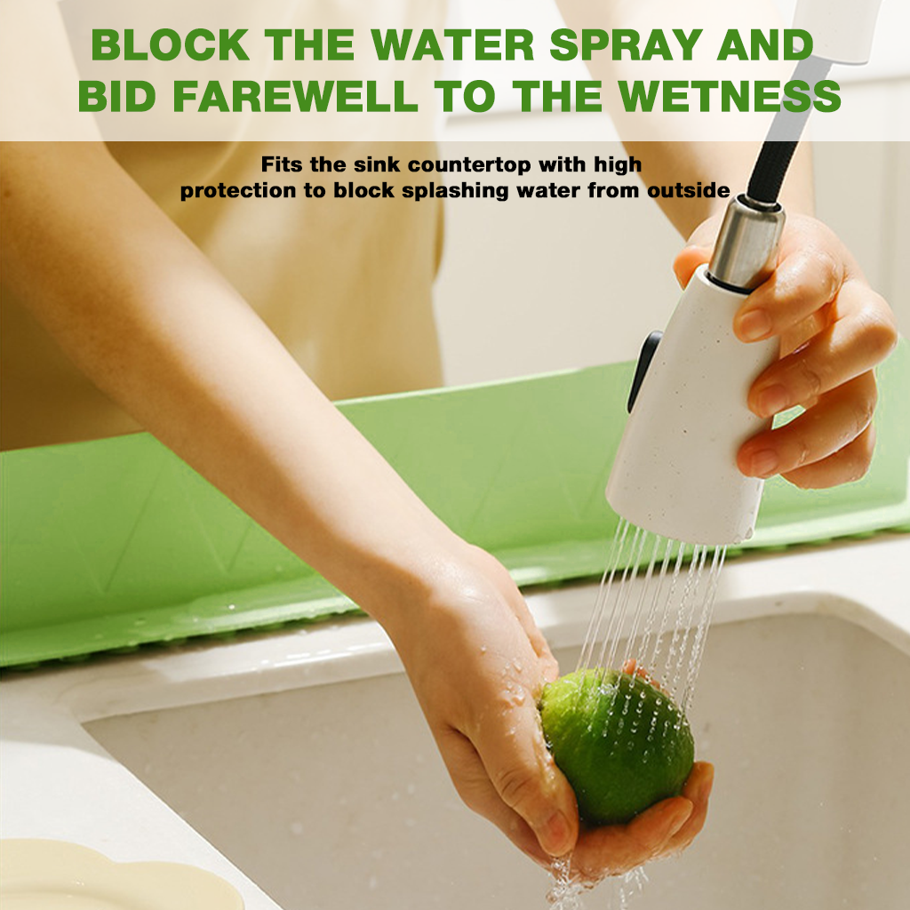 Splash Guard for Kitchen Sink & Countertop