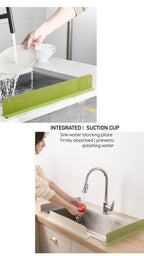 Splash Guard for Kitchen Sink & Countertop